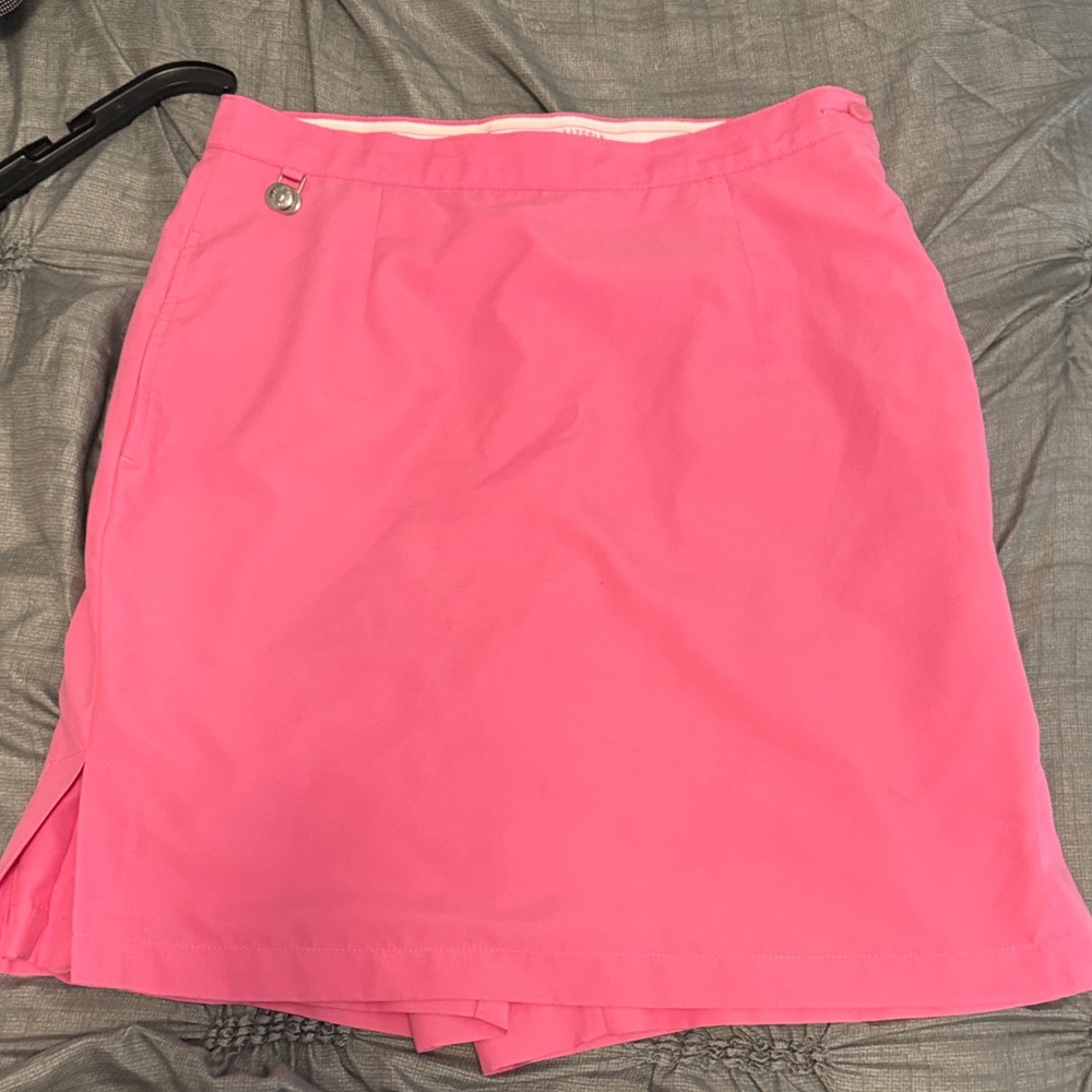 Liz Claiborne Sz 10 Pink Golf Skort GUC B21